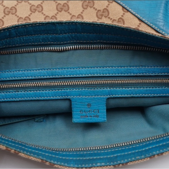 Gucci Blue Horse bit  crossbody bag - Picture 5 of 15